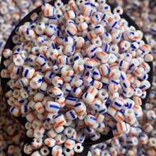 Load image into Gallery viewer, 8/0 Ghanaian Recycled Glass Seed Beads