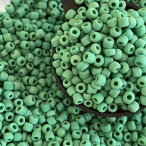 100g 6/0 Matte/Frosted Seed Beads