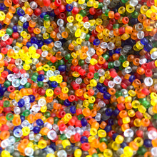 Load image into Gallery viewer, 100g 8/0 Matte/Frosted Seed Beads
