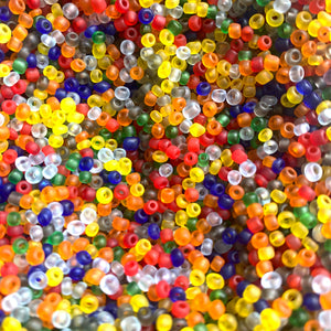 100g 8/0 Matte/Frosted Seed Beads