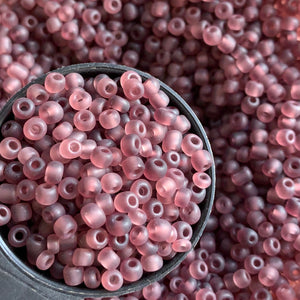 100g 6/0 Matte/Frosted Seed Beads