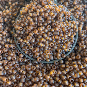 100g 8/0 Matte/Frosted Seed Beads