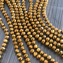 Load image into Gallery viewer, 6mm Faceted Metallic Crystal Bead
