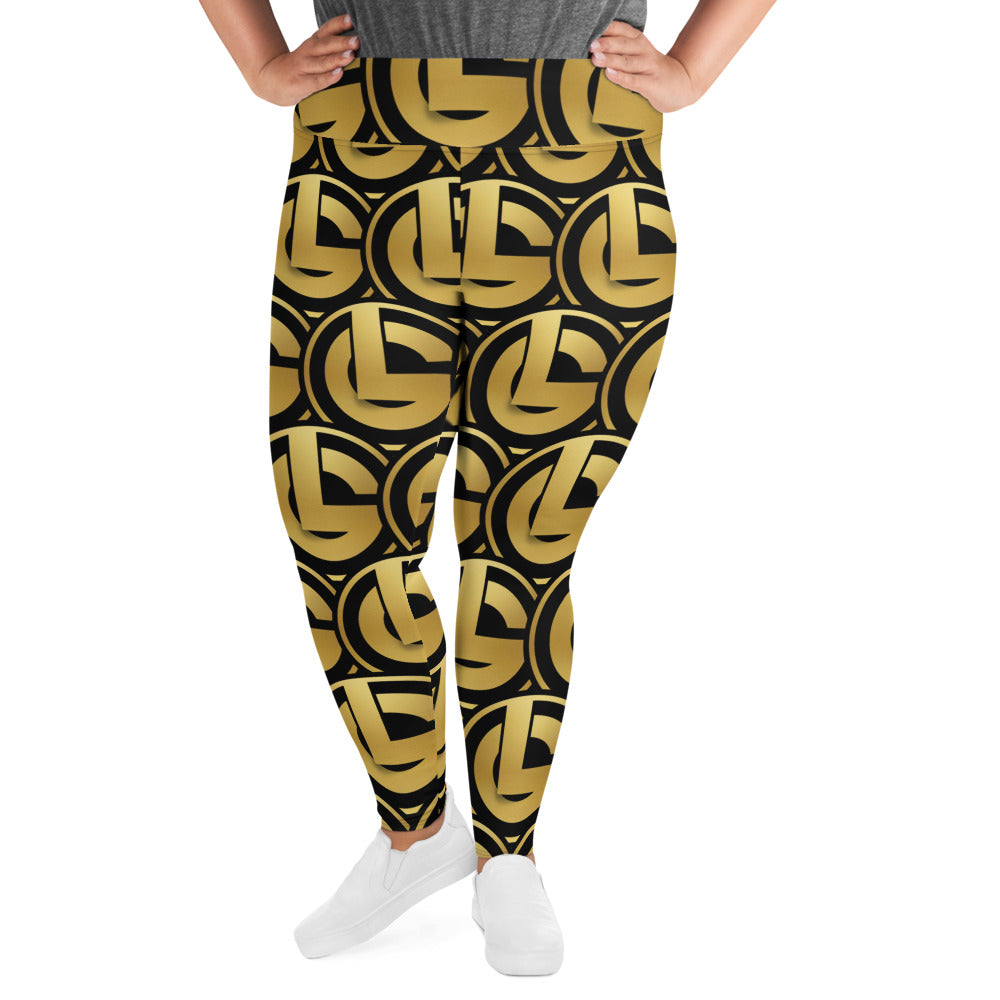 Laura Golda All-Over Print Plus Size Leggings