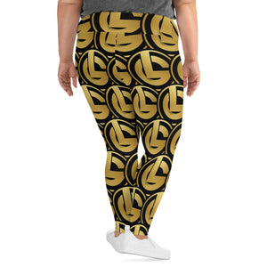 Laura Golda All-Over Print Plus Size Leggings