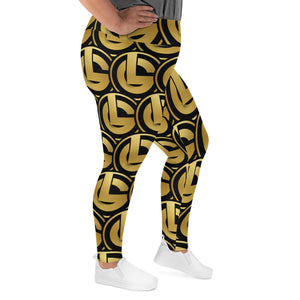 Laura Golda All-Over Print Plus Size Leggings