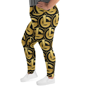 Laura Golda All-Over Print Plus Size Leggings